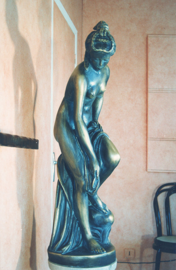 Venus in fake bronze